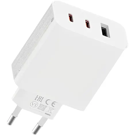 Xiaomi Incarcator Retea Xiaomi 2C1A, 67W, 3A, 1 x USB-A - 2 x USB-C, Alb
