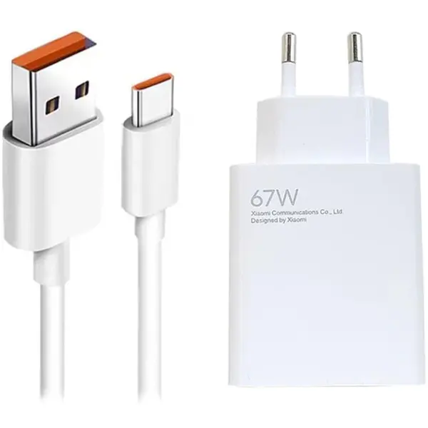 Xiaomi Incarcator XIAOMI 67W Charging Combo Type-A , alb