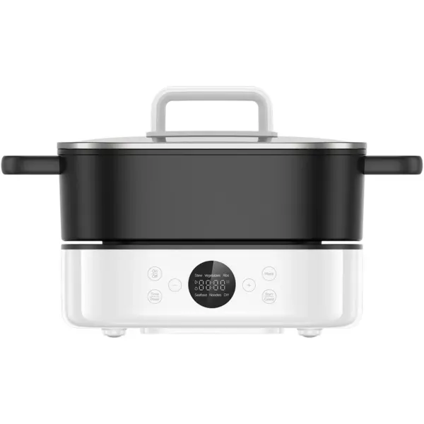 Xiaomi Oala pentru gatit multifunctionala Xiaomi BHR9704EU, Hot Pot Cooker, 6L, 2000W, Negru