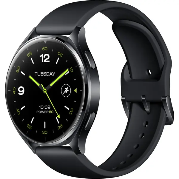 Xiaomi Smartwatch Xiaomi Watch 2, AMOLED, 1.43 inch, Wear OS, Negru