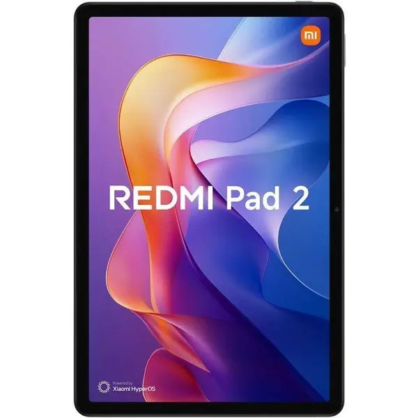 Xiaomi Tableta Xiaomi Redmi Pad 2, Procesor MediaTek Helio G100-Ultra, Ecran 11, 4GB RAM, 128GB Flash, 8MP, WiFi, Bluetooth + Husa Book Cover, Gri