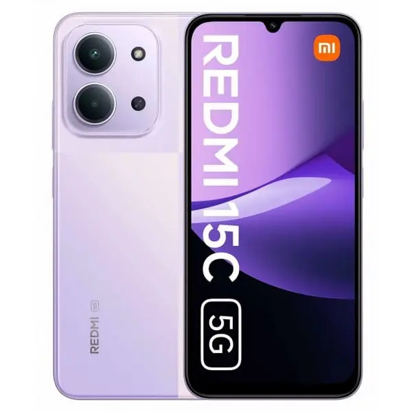 Xiaomi Telefon mobil Xiaomi Redmi 15C, 5G, 4GB RAM, 256GB, Dual SIM, Violet