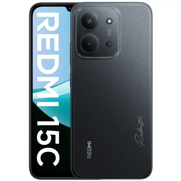 Xiaomi Telefon mobil Xiaomi Redmi 15C, 6.9 inch, Dual SIM, 5G, 4GB RAM, 128GB, Negru