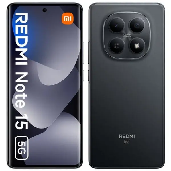 Xiaomi Telefon mobil Xiaomi Redmi Note 15, Dual SIM, 5G, 6GB RAM, 128GB, Negru