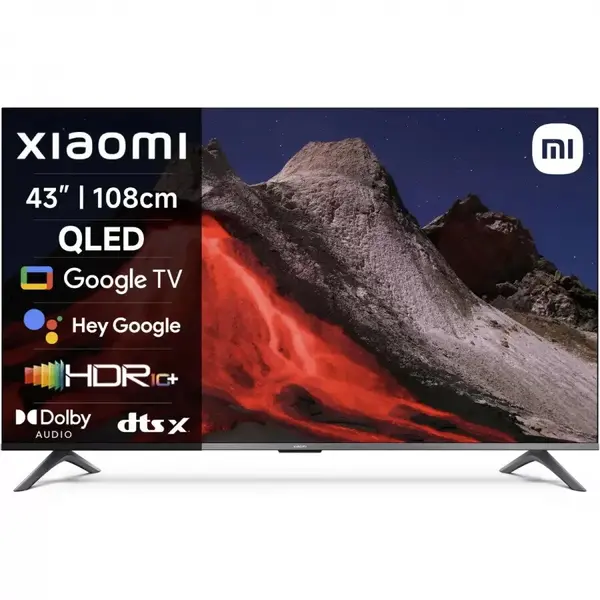 Xiaomi Televizor Smart Xiaomi A Pro 2026, QLED, 43, 108 cm, 4K UHD, Wi-Fi, Bluetooth, 60Hz, Negru