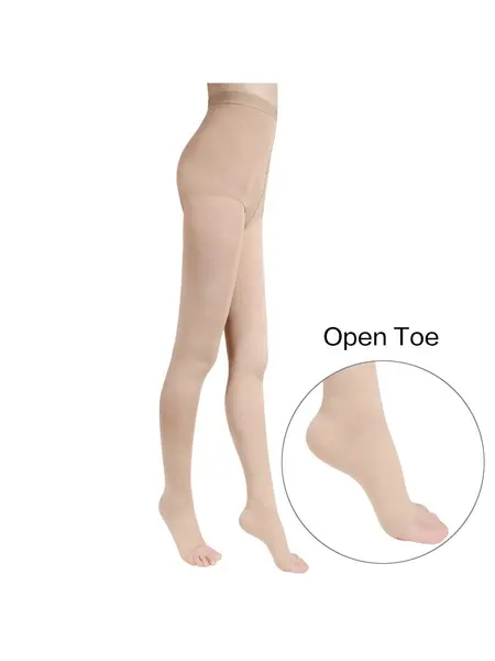 XL - Ciorapi Compresivi Medicali Soxly Clasa II (23-32 mmHg) - Tip Pantalon - Bej - Vârf Deschis Ciorapi Compresivi Medicali Soxly Tip Pantalon Clasa II...
