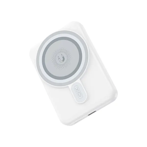 XO Design Baterie Externa Wireless XO Design PR264, 10000mAh, 20W, PD + QI, 1 x USB-C, Alba