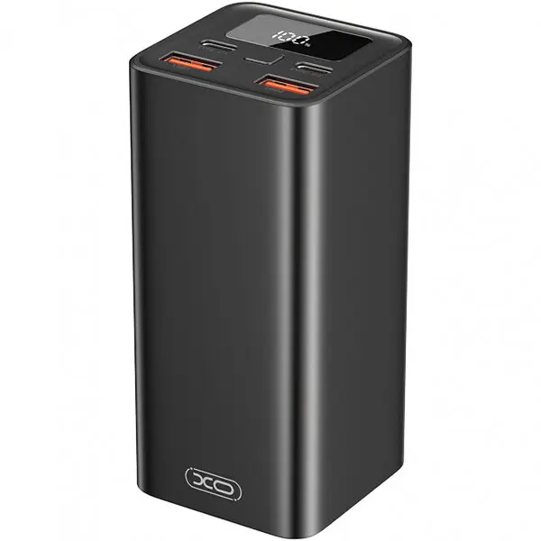 XO Design Baterie Externa XO Design PB97, 20000mAh, 65W, QC + PD, 2 x USB-A - 2 x USB-C, Neagra