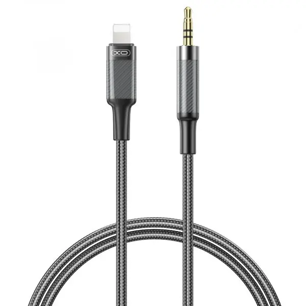 XO Design Cablu Audio Lightning - 3.5mm XO Design NB-R279A, 1m, Negru