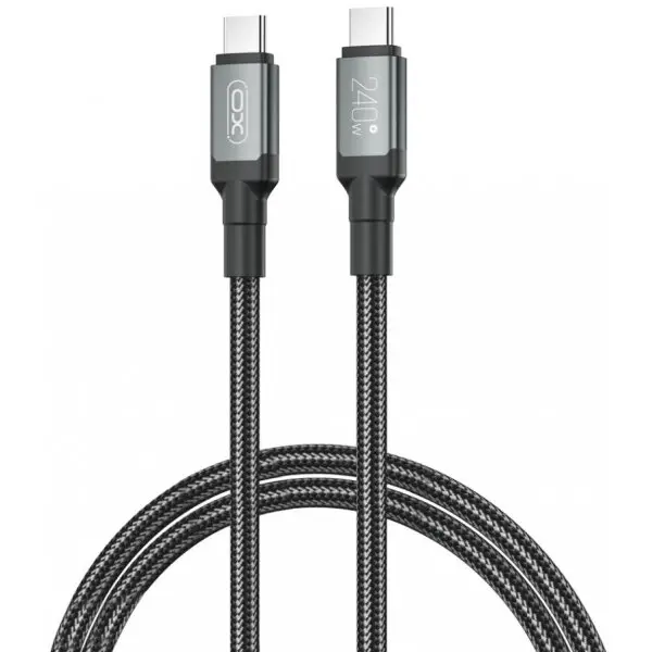 XO Design Cablu Date si Incarcare USB-C - USB-C XO Design NB-Q264A, 240W, 1m, Negru