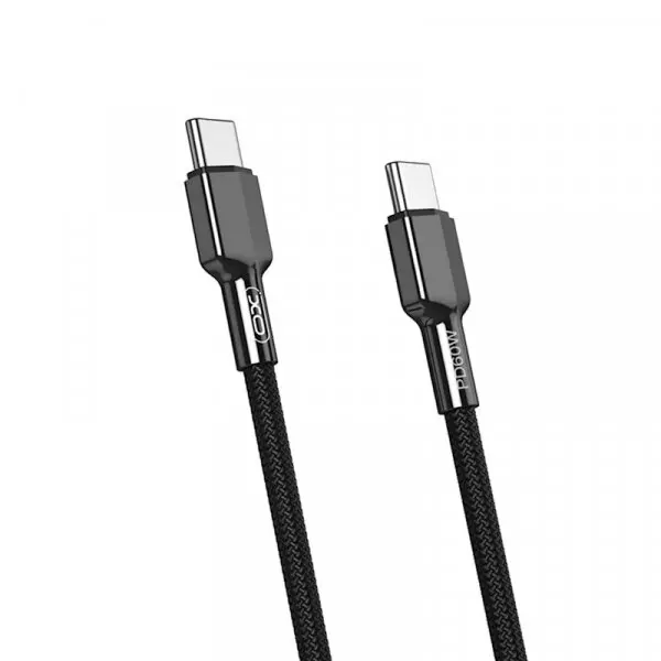 XO Design Cablu Date si Incarcare USB-C - USB-C XO Design NB183B, 60W, 1m, Negru