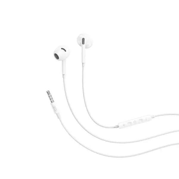 XO Design Handsfree 3.5mm XO Design EP77, Alb