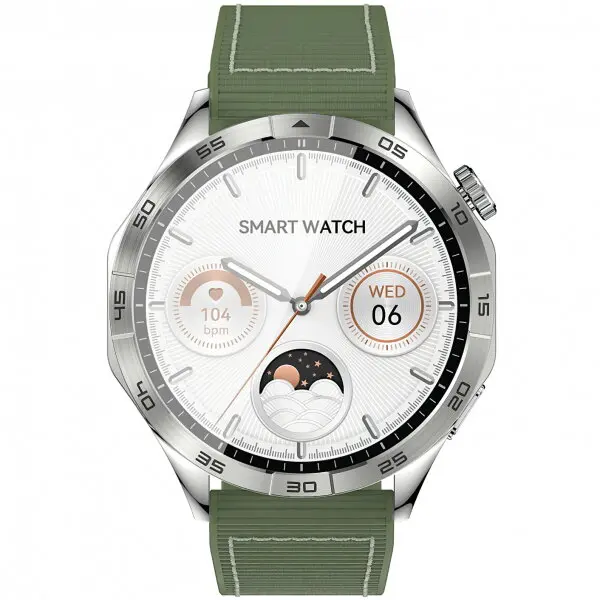 XO Design Smart ceas XO Watch 4 Amoled, Bluetooth, 1.43 inch, CO-FIT, IP68, Verde
