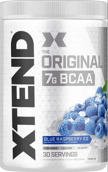 Xtend BCAAs, zmeură albastră, 435 g, Scivation