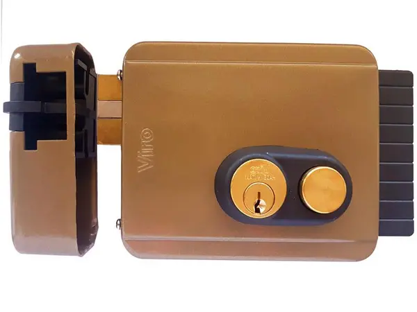 Yala aplicata stanga, de exterior, cu buton, 12V VIRO-V05S