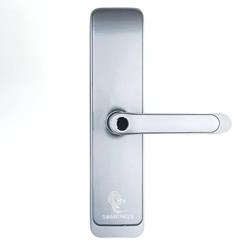 Yala inteligenta SMARTPASS TOKYO SILVER cu amprenta, Bluetooth, Wi-Fi, PIN, RFID si cheie mecanica, IP65