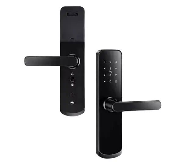 Yala inteligenta, Wi-Fi, Tuya, PIN, card, senzor amprenta, tastatura touch, Secukey, D280