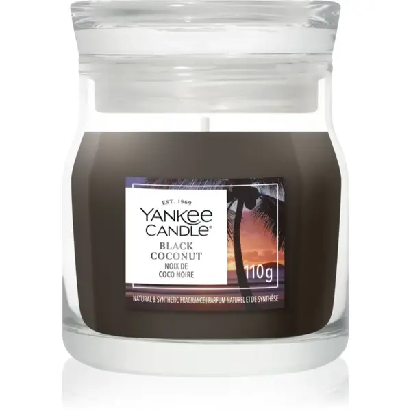 Yankee Candle Black Coconut lumânare parfumată Signature 110 g