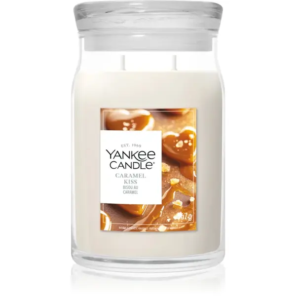 Yankee Candle Caramel Kiss lumânare parfumată 567 g