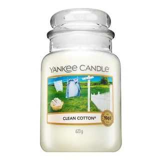 Yankee Candle Clean Cotton lumânare parfumată 623 g