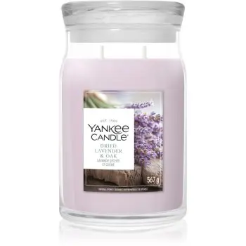 Yankee Candle Dried Lavender & Oak lumânare parfumată