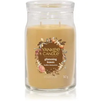 Yankee Candle Glistening Leaves lumânare parfumată Signature