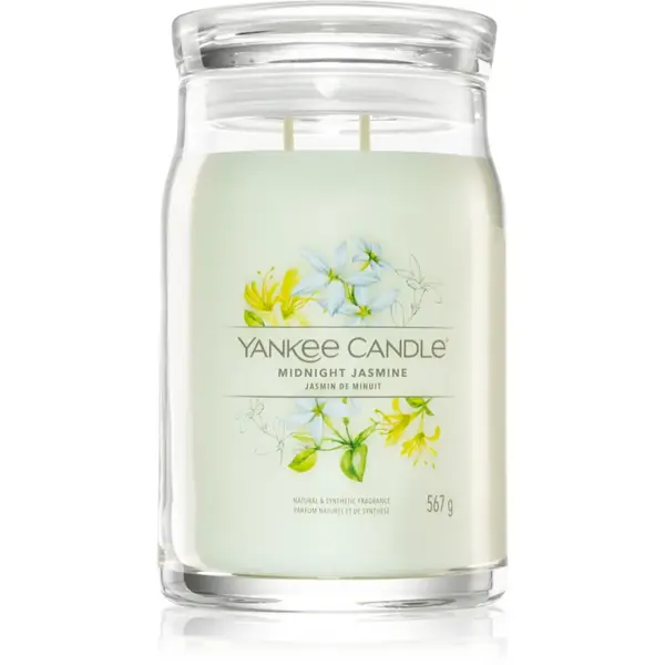 Yankee Candle Midnight Jasmine lumânare parfumată I. Signature 567 g