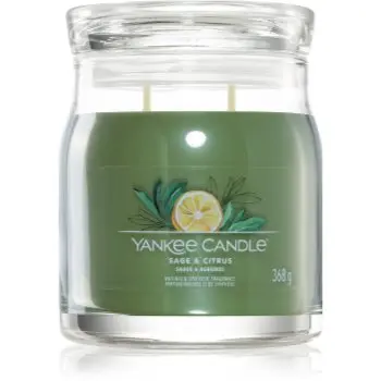 Yankee Candle Sage & Citrus lumânare parfumată Signature Signature