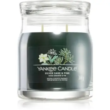 Yankee Candle Silver Sage & Pine lumânare parfumată Signature