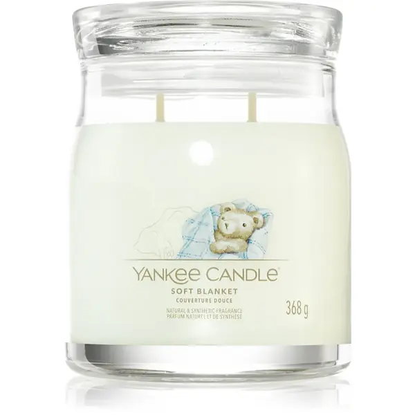 Yankee Candle Soft Blanket lumânare parfumată 368 g
