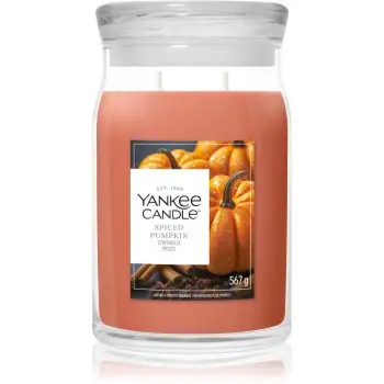 Yankee Candle Spiced Pumpkin lumânare parfumată