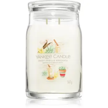 Yankee Candle Sweet Vanilla Horchata lumânare parfumată