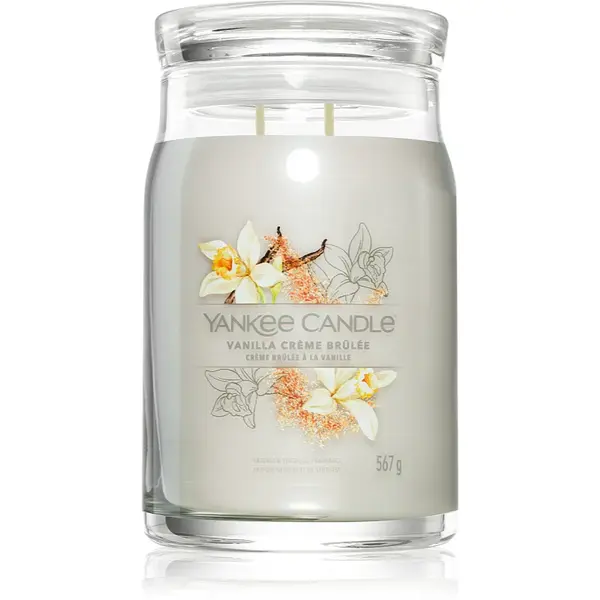 Yankee Candle Vanilla Crème Brûlée lumânare parfumată 567 g