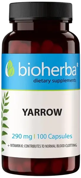 Yarrow, 290 mg, 100 capsule, Bioherba