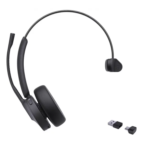YEALINK Casti fara fir Yealink BH70 Mono Teams, Banda de fixare pe cap, Birou/Call center, USB-C/A, Bluetooth, Negru