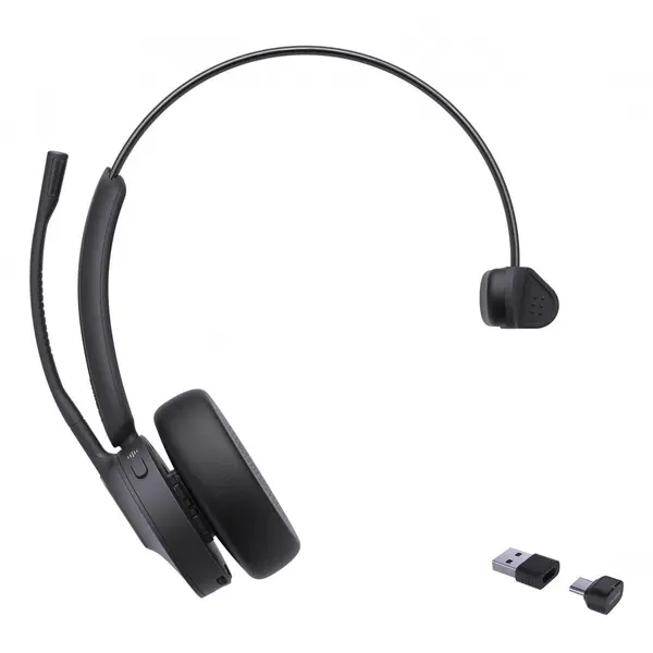 YEALINK Casti fara fir Yealink BH70 Mono UC, Banda de fixare pe cap, Birou/Call center, USB-C / USB-A, Bluetooth, Negru