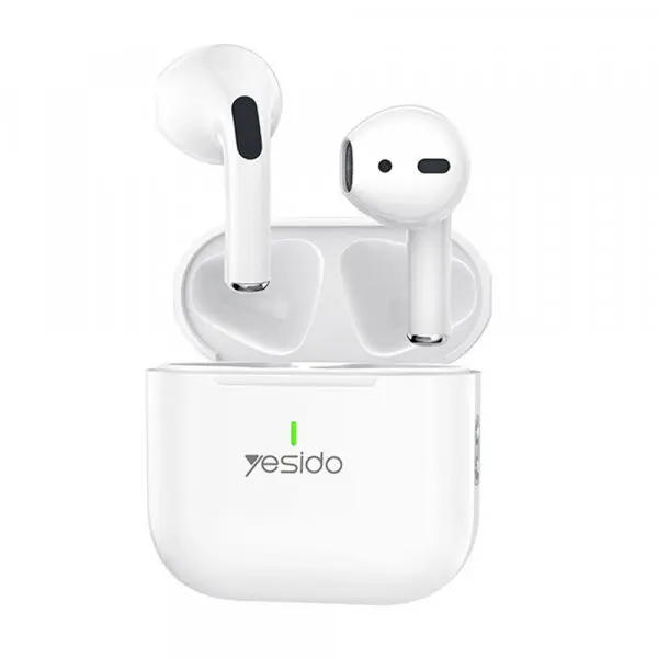 Yesido Casti In-Ear Wireless Yesido TWS17, control intuitiv, conectare rapida, Alb