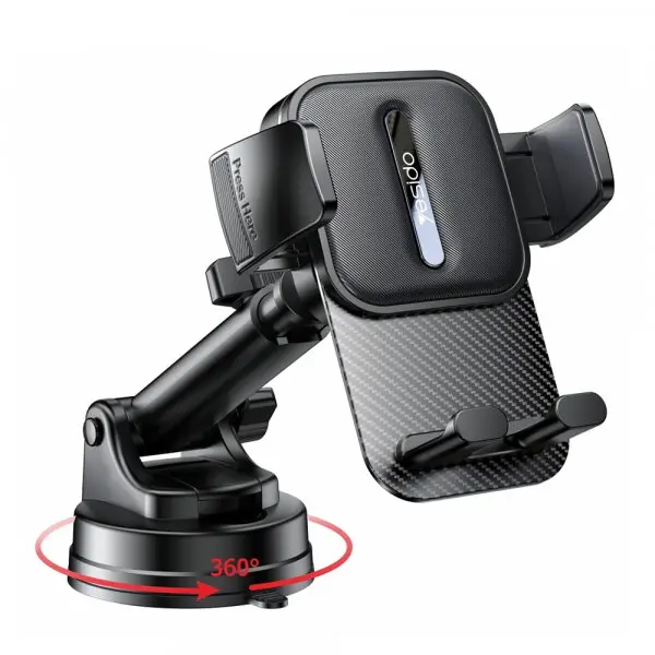 Yesido Suport Auto Yesido C174, 4inch - 6.7inch, Negru