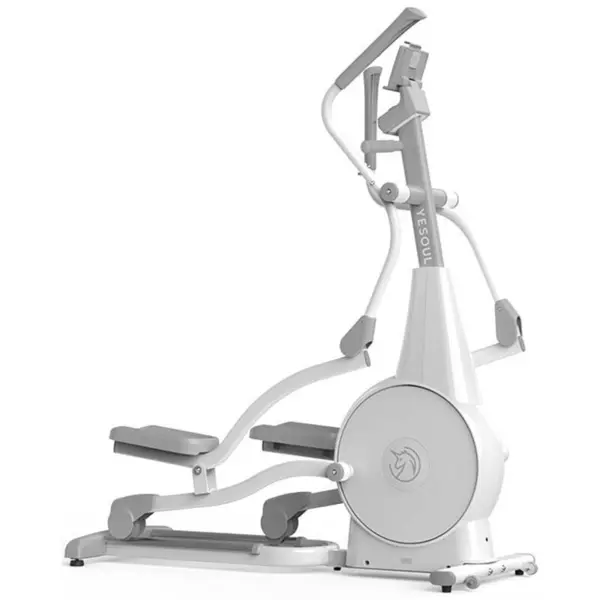 YESOUL Bicicleta fitness eliptica YESOUL E30S, volanta 6kg, Bluetooth+App, greutate maxima utilizator 120 kg, Alb