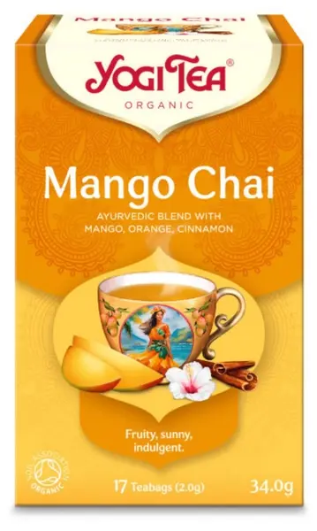 Yogi Tea Ceai bio ayurvedic, mango, 17 plicuri