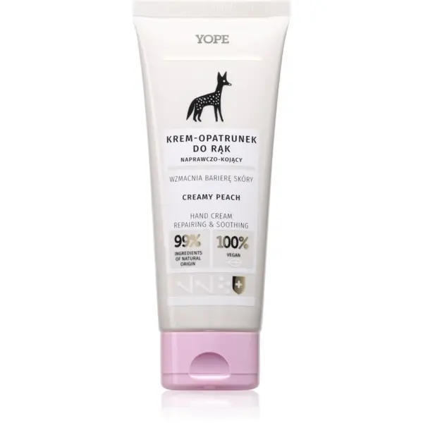 Yope Creamy Peach cremă intens hidratantă de maini 50 ml