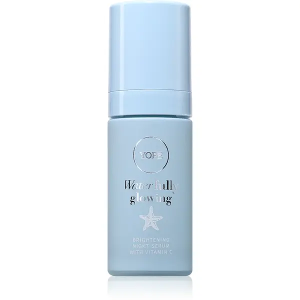 Yope Waterfully Glowing Brightening Night Serum ser stralucire cu vitamina C 30 ml