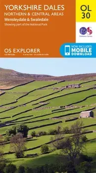 Yorkshire Dales Northern & Central. August 2016 ed, Sheet Map/Ordnance Survey