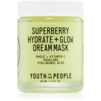 Youth To The People Superberry Hydrate + Glow Dream Mask masca pentru luminozitate si hidratare