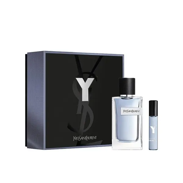 YSL Y Set cadou pentru barbati Volum 100 ml EDT + EDP 10 ml