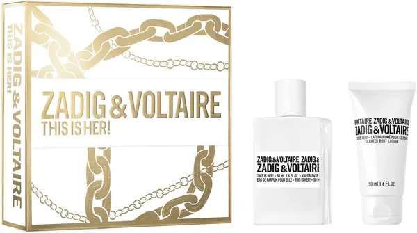 Zadig & Voltaire Set cadou This Is Her! - Apă de parfum și Loțiune, 2 х 50 ml