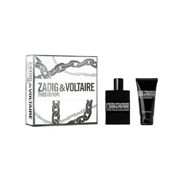 Zadig & Voltaire This is Him set cadou pentru bărbați Volum EDT 50 ml + 50 ml gel de duș