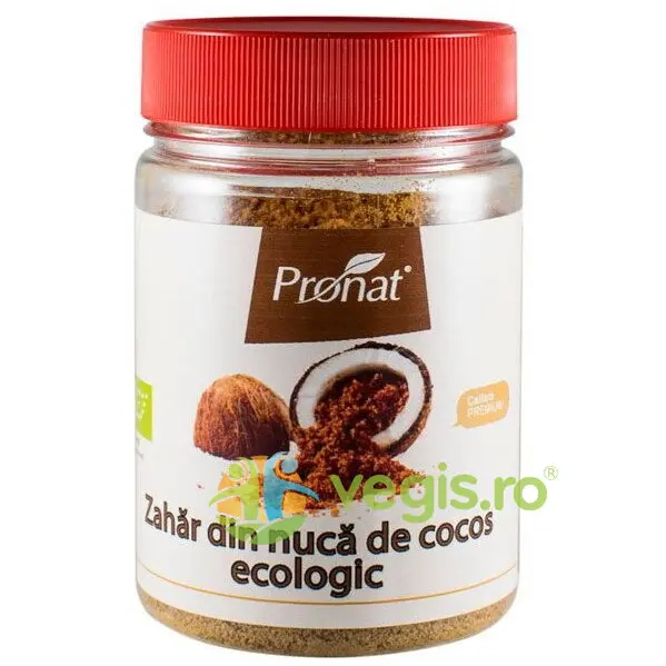 Zahar din Nuca de Cocos Borcan Ecologic/Bio 150g