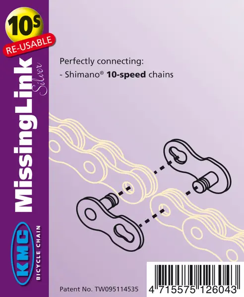 Zala KMC Missing Link 10V Bolt-5.88mm Standard Negru DLC