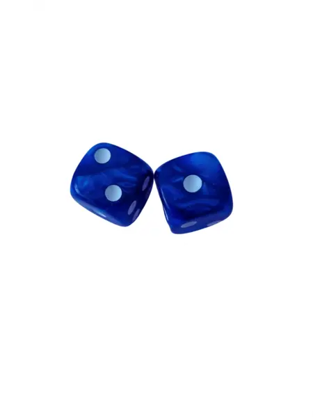 Zaruri perlate albastre 16 mm - set 2 bucati